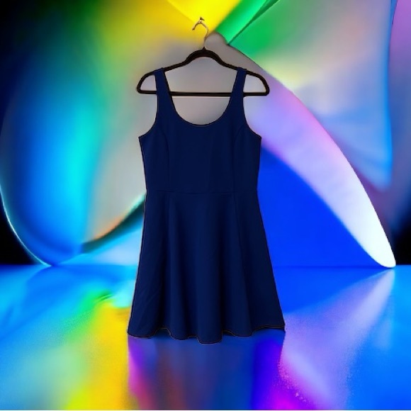 Divided by H&M Royal Blue Skater Dress - Picture 1 of 12
